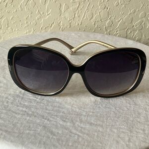 Tommy Hilfiger: Black & Gold Sunglasses- mark